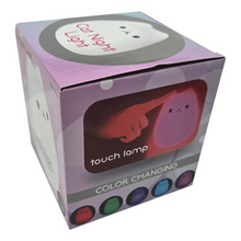 Load image into Gallery viewer, Soft Mushy Color Changing Cat Lamp Night Light